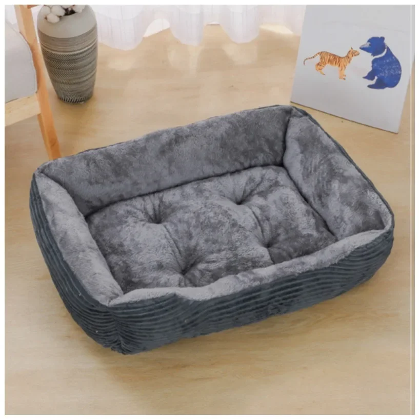 Calming Dog Bed - Square Dogs Bed, Dog Pet Accessories,