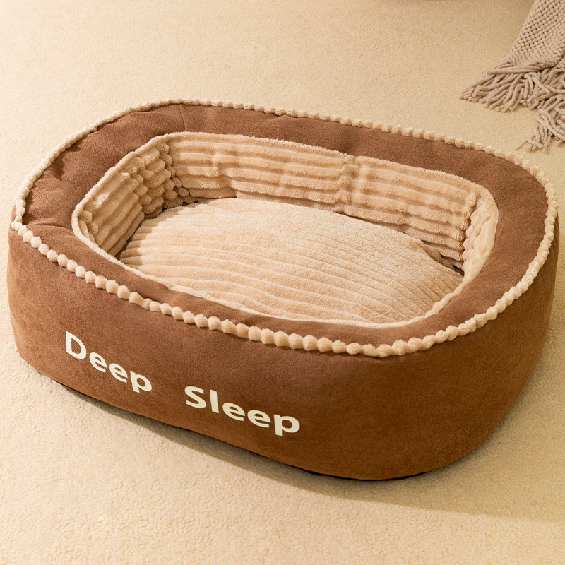 Calming Dog Bed - Pet Dog Bed Cushion Soft Sofa
