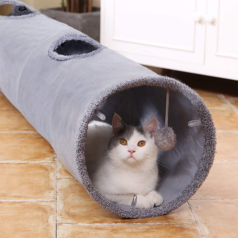 Collapsible Cat Tunnel Kitten  - Cat Tunnel Toy 评论和价格