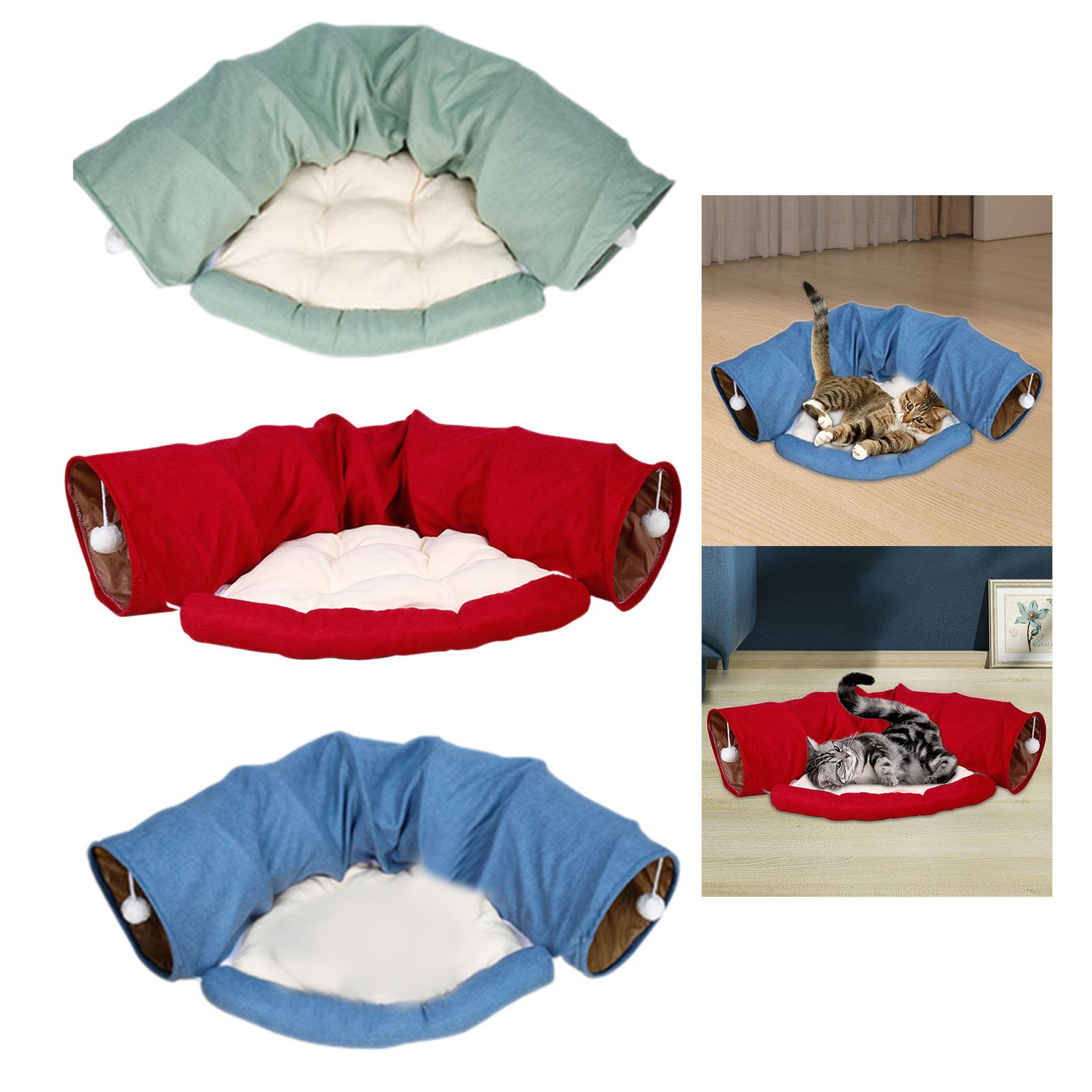 2 in 1 Cat Tunnel Bed Toy Set  - Cat Tunnel Toy 评论和价格
