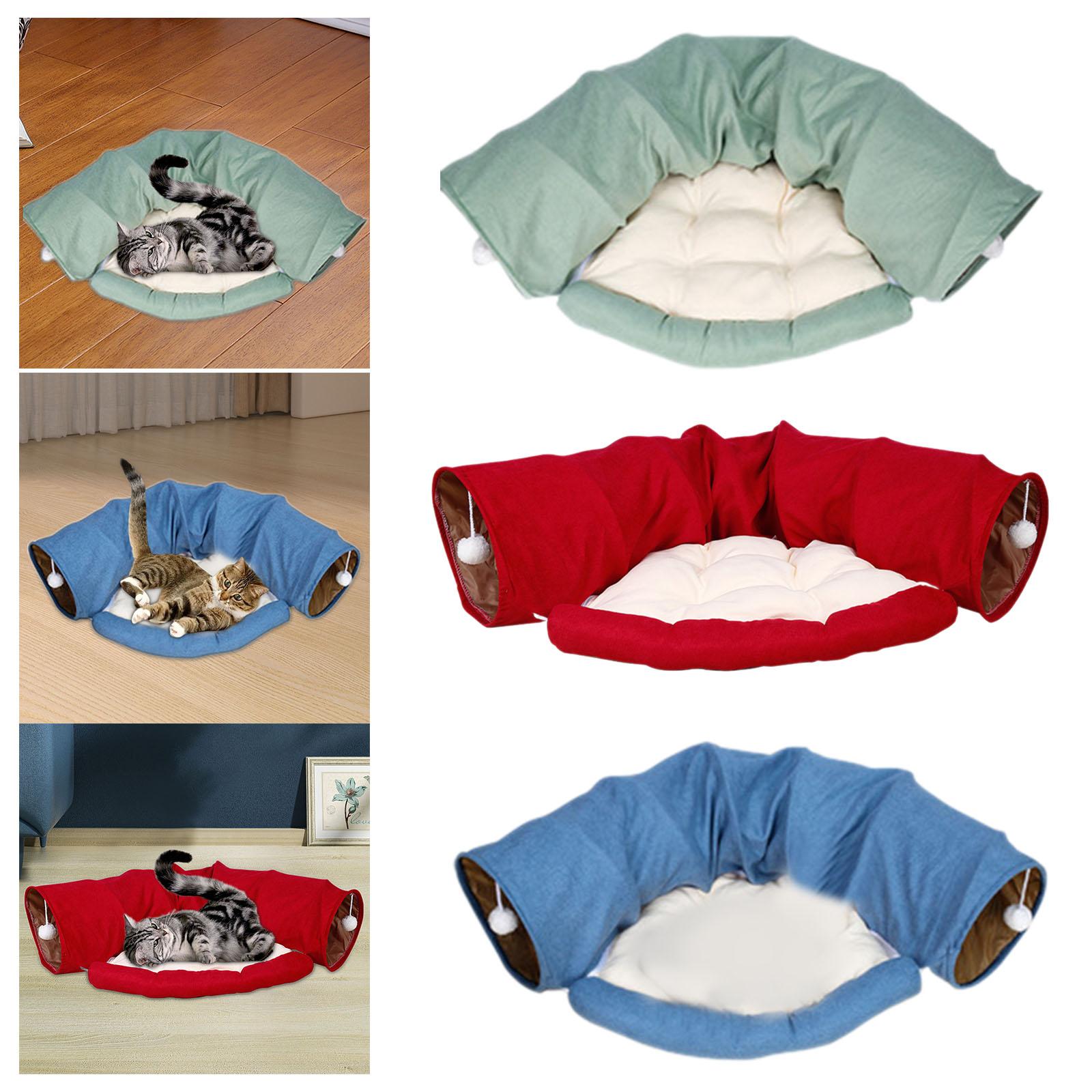2 in 1 Cat Tunnel Bed Toy Set  - Cat Tunnel Toy 评论和价格