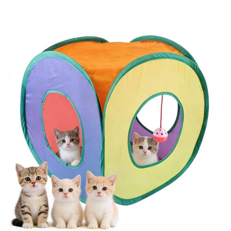 Square Cat Rainbow Tunnel Cat  - Cat Tunnel Toy 评论和价格