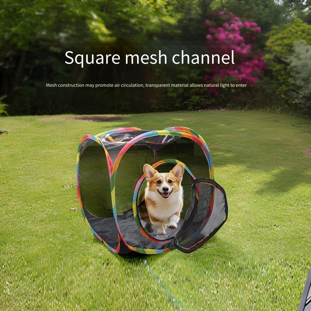 Outdoor mesh cat tunnel foldab - Cat Tunnel Toy 评论和价格