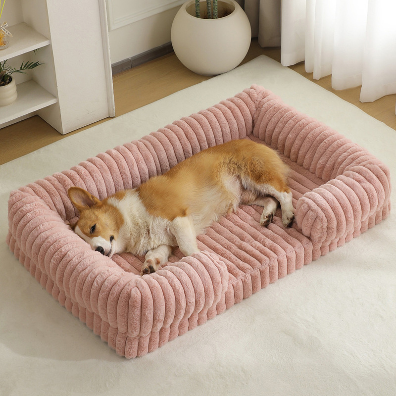 Large Dog Bed Warm Winter Pet  - Calming Dog Bed 评论和价格