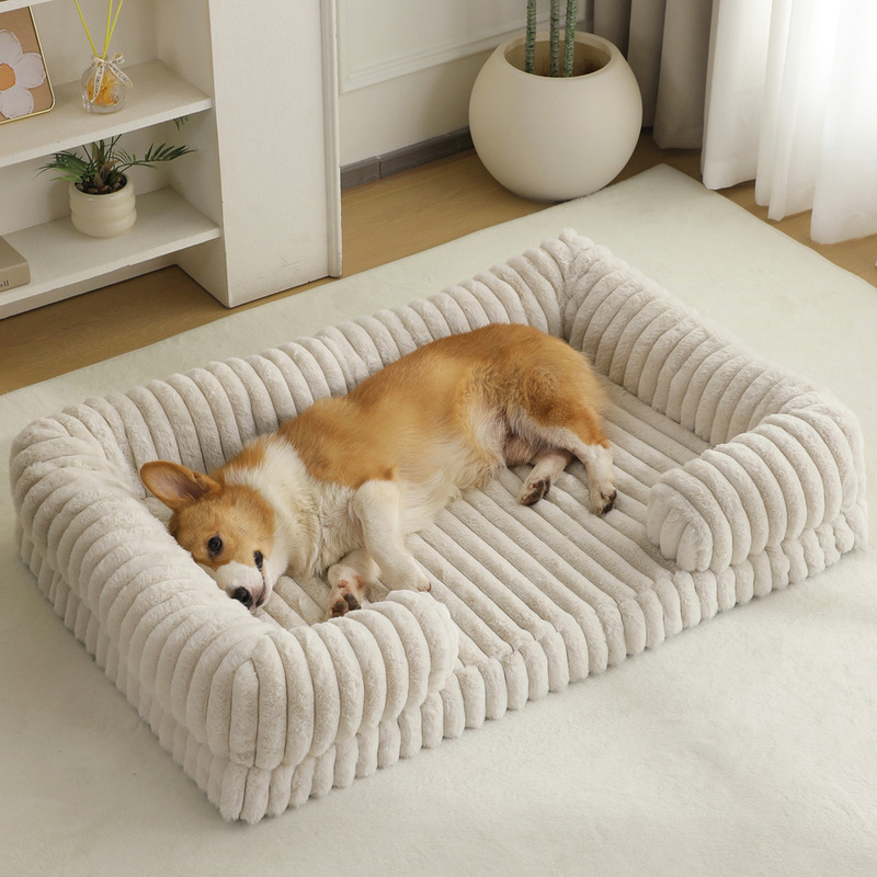 Large Dog Bed Warm Winter Pet  - Calming Dog Bed 评论和价格