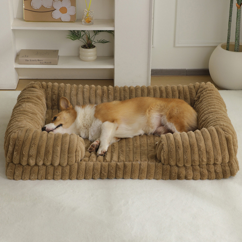 Large Dog Bed Warm Winter Pet  - Calming Dog Bed 评论和价格