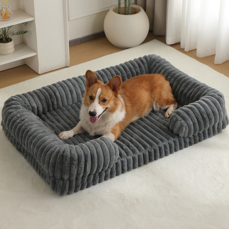 Large Dog Bed Warm Winter Pet  - Calming Dog Bed 评论和价格