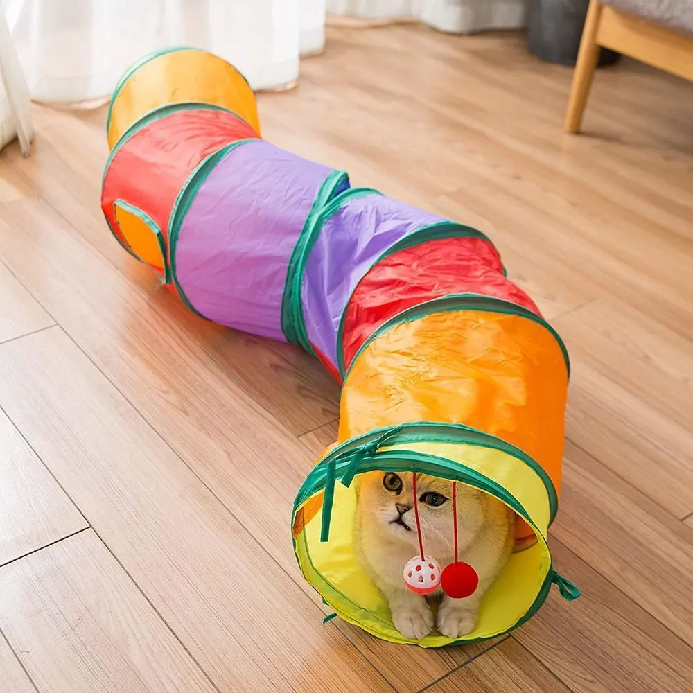 Foldable Cat Tunnel Pet Suppli - Cat Tunnel Toy 评论和价格