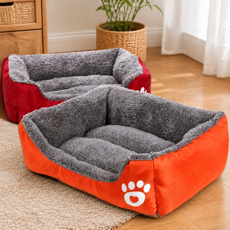 Soft Plush Cushion Bed for Sma - Calming Dog Bed 评论和价格