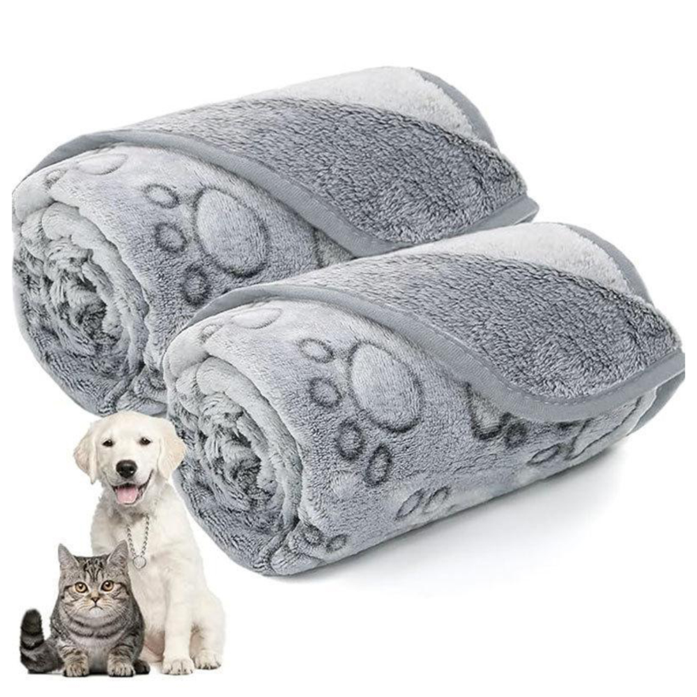Winter Soft Dog Blanket Washab - Calming Dog Bed 评论和价格