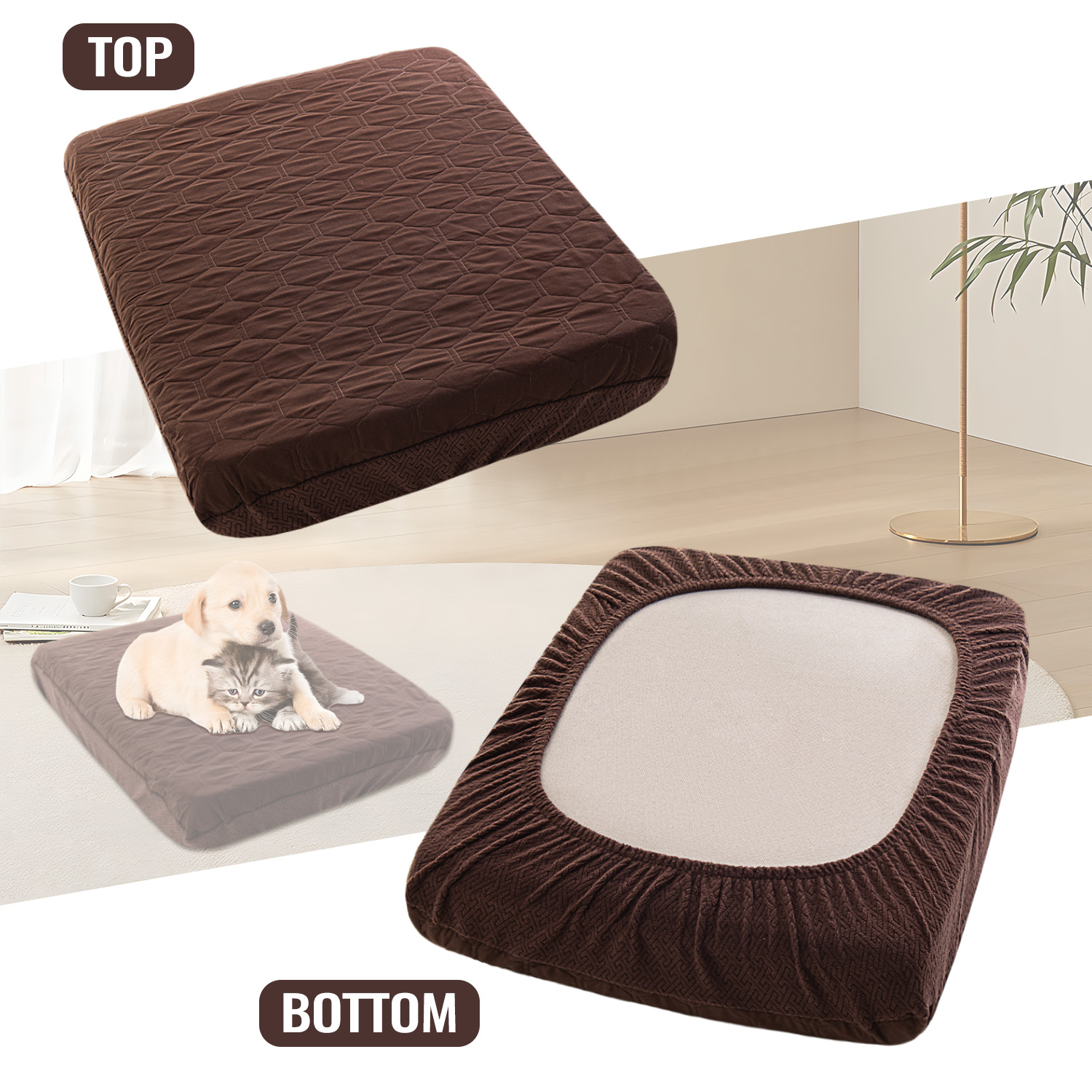 Waterproof Dog Bed Covers Repl - Calming Dog Bed 评论和价格